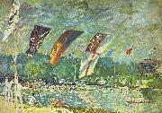 Alfred Sisley Regatta in Molesey oil painting